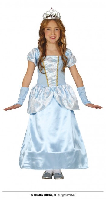 Z ONLINE DISFRAZ PRINCESA AZUL INFANTIL GUIRCA 88519