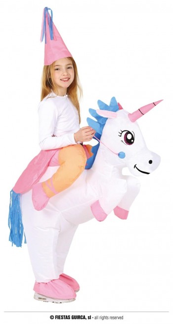 Z ONLINE DISFRAZ UNICORNIO HINCHABLE INFANTIL GUIRCA 88544