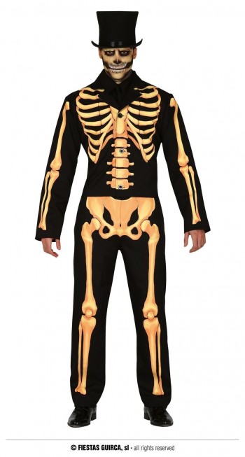 Z ONLINE DISFRAZ SKELETON SUIT ADULTO GUIRCA  88732