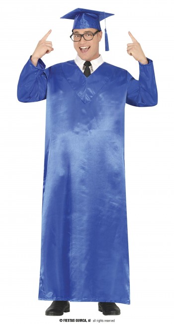 DISFRAZ LICENCIADO GRADUADO AZUL UNISEX ADULTO GUIRCA 88810