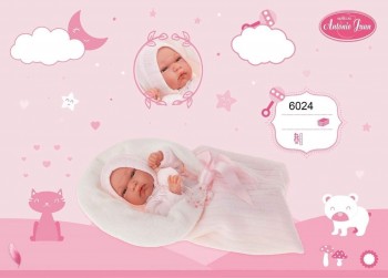 MUÑECA ANTONIO JUAN BABY TONETA ROSA  INVIERNO 6024