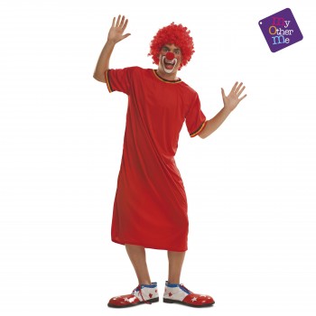 DISFRAZ PAYASO ROJO ADULTO MOM 200557