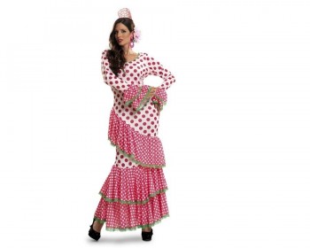 DISFRAZ FLAMENCA ROJA ADULTA  MOM