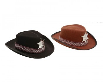 SOMBRERO VAQUERO MARRON INF MOM