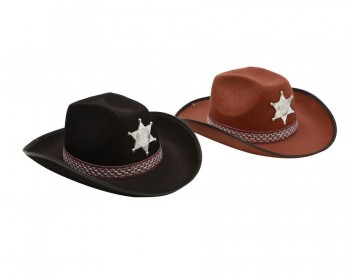 SOMBRERO VAQUERO MARRON AD MOM