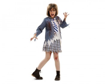 DISFRAZ ESTUDIANTE ZOMBIE CHICA INFANTIL MOM