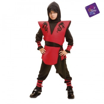 DISFRAZ NINJA DRAGON ROJO INFANTIL MOM 202045