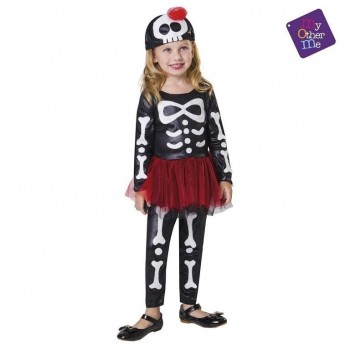 Z ONLINE DISFRAZ ESQUELETO TUTU  NIÑA INFANTIL MOM 203194