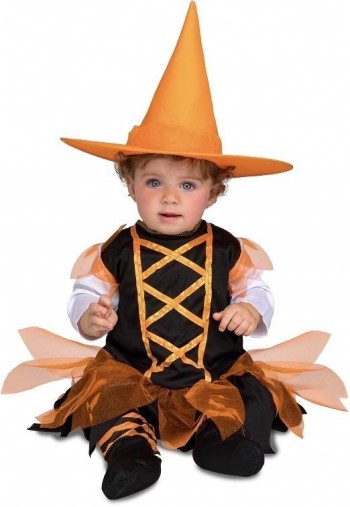 Z ONLINE DISFRAZ BRUJITA NARANJA INFANTIL MOM 203256