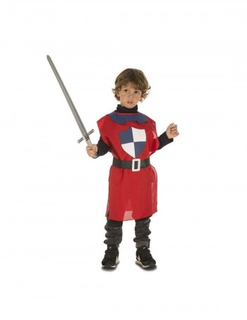 Z ONLINE DISFRAZ PETO MEDIEVAL ROJO INFANTIL MOM 203812