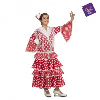 DISFRAZ FLAMENCA SEVILLA ROJO INFANTIL MOM 203846