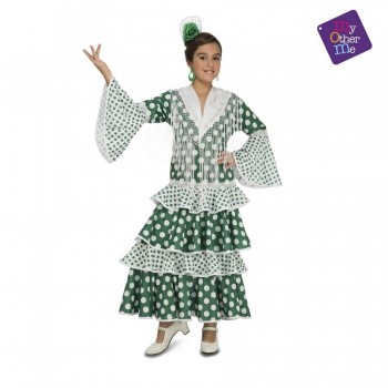 DISFRAZ FLAMENCA FERIA VERDE INFANTIL MOM