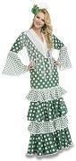 Z ONLINE DISFRAZ  FLAMENCA FERIA VERDE ADULTA MOM 203868