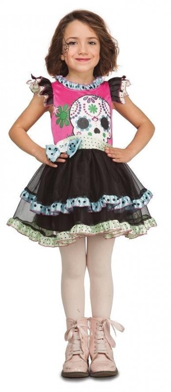 Z ONLINE DISFRAZ CALAVERITA COLORES INFANTIL MOM 204039