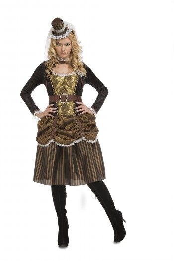 Z ONLINE DISFRAZ STEAMPUNK MUJER ADULTA MOM 204369