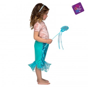 DISFRAZ TUTU FALDA SIRENA AZUL 3-6 INFANTIL MOM 206058