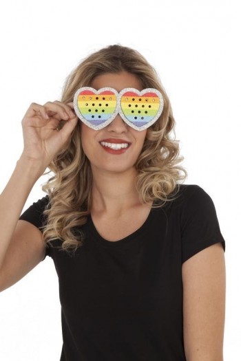 GAFAS CORAZON ARCO IRIS MOM 206541