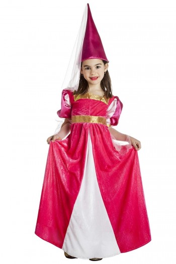 Z ONLINE DISFRAZ PRINCESA  MEDIEVAL INFANTIL K0902