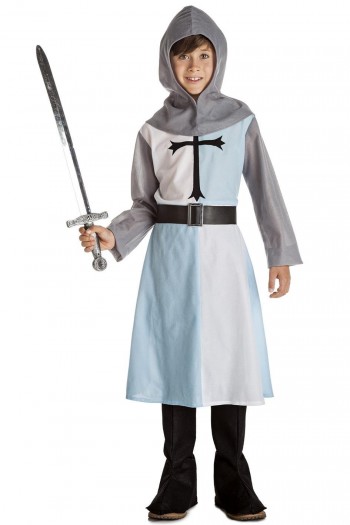 Z ONLINE DISFRAZ CABALLERO MEDIEVAL AZUL INFANTIL K1257