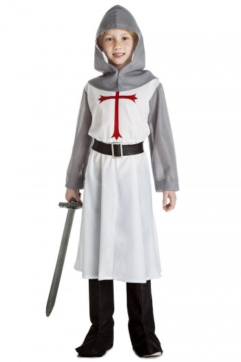 Z ONLINE DISFRAZ CABALLERO MEDIEVAL BLANCO INFANTIL K1269