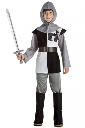 Z ONLINE DISFRAZ CABALLERO MEDIEVAL BLANCO INFANTIL K1273