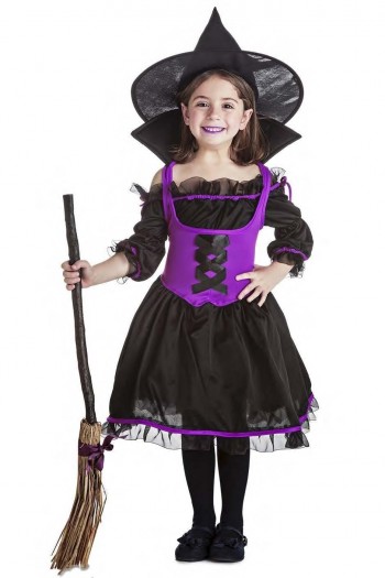 Z ONLINE DISFRAZ BRUJA PURPURA INFANTIL K2070