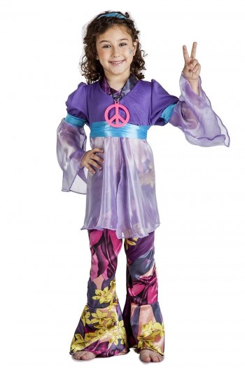 Z ONLINE DISFRAZ HIPPIE NIÑA INFANTIL K2138