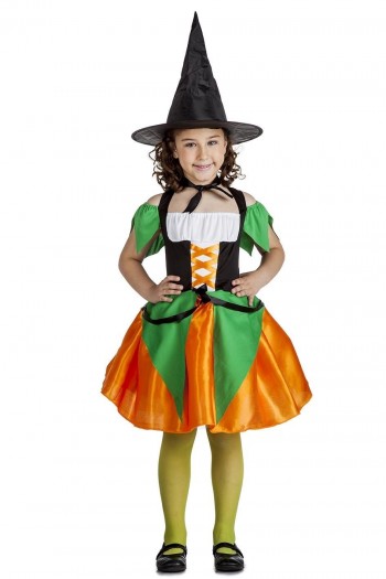 Z ONLINE DISFRAZ BRUJA NARANJA INFANTIL K2266
