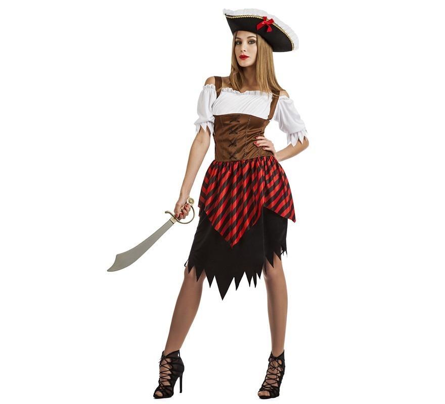 Disfraz Mujer Pirata - Comprar Online {Miles de Fiestas}