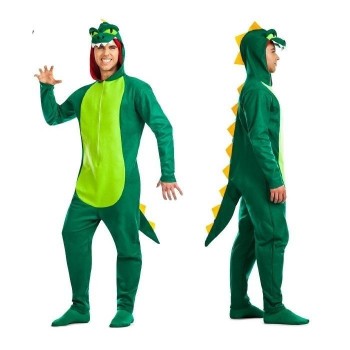 Z ONLINE DISFRAZ DINOSAURIO VERDE ADULTO K3299