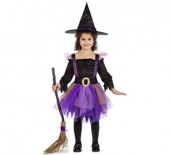 Z ONLINE DISFRAZ BRUJA TUTU LILA INFANTIL K3822