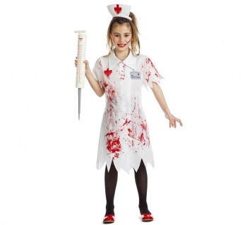 Z ONLINE DISFRAZ ENFERMERA ZOMBIE INFANTIL K3842