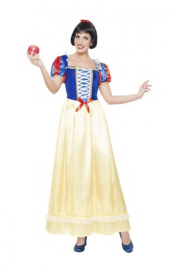 Z ONLINE DISFRAZ BLANCANIEVES LARGO  ADULTA K4534