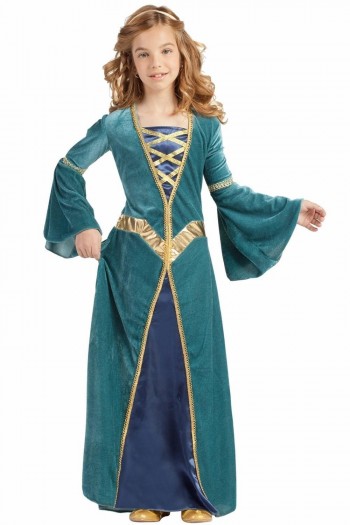 Z ONLINE DISFRAZ PRINCESA MEDIEVAL VERDE INFANTIL K5462