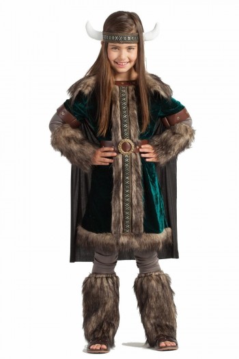 Z ONLINE DISFRAZ VIKINGA GREEN NIÑA INFANTIL K5806