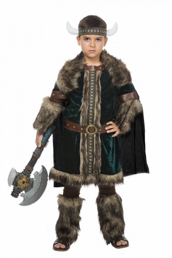 Z ONLINE DISFRAZ VIKINGO GREEN NIÑO INFANTIL K5815