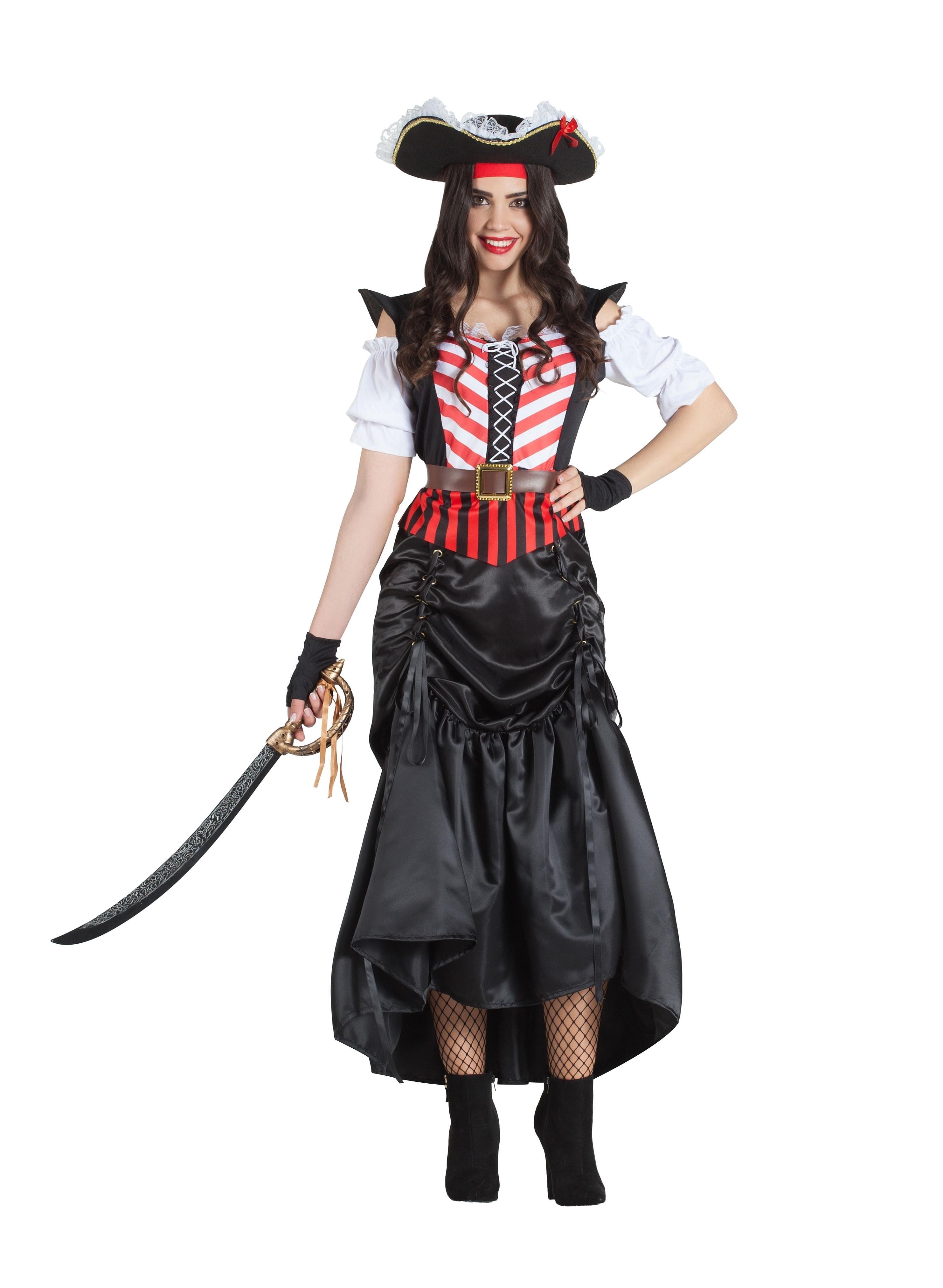 Disfraz de Pirata con Falda para Mujer / Compra online