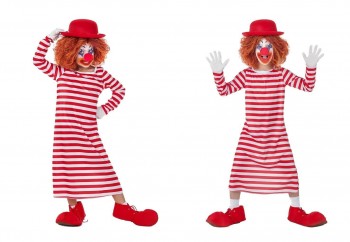 Z ONLINE DISFRAZ PAYASO RAYAS LARGO INFANTIL K6970