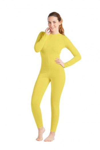 Z ONLINE DISFRAZ MONO AMARILLO SPANDEX MUJER K7959