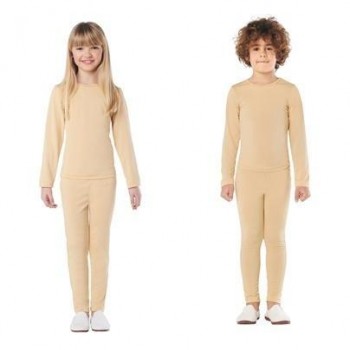 DISFRAZ MAILLOT INFANTIL BEIGE 2 PIEZAS UNISEX SPANDEX K7980