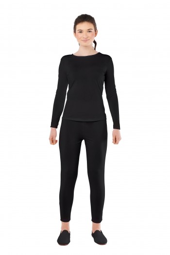 MAILLOT NEGRO 2 PIEZAS MUJER ADULTO SPANDEX K8004