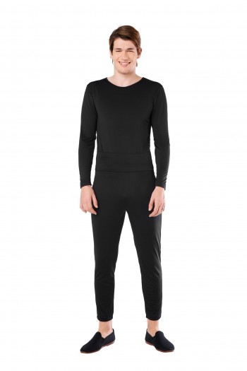 MAILLOT NEGRO 2 PIEZAS HOMBRE ADULTO SPANDEX K8007
