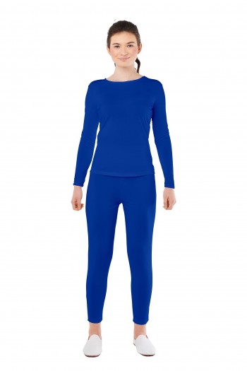 MAILLOT AZUL 2 PIEZAS MUJER ADULTO SPANDEX K8024