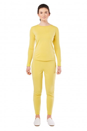 MAILLOT AMARILLO 2 PIEZAS MUJER ADULTO SPANDEX K8097