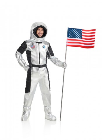 DISFRAZ ASTRONAUTA PLATEADO HOMBRE ADULTO  K8317