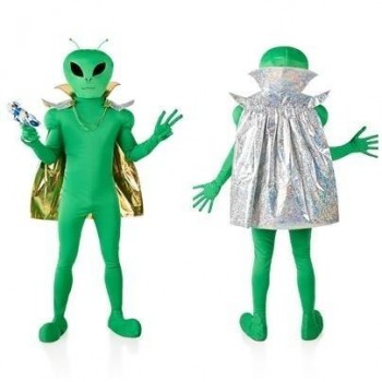 DISFRAZ ALIEN EXTRATERRESTRE ADULTO T-ML K8467