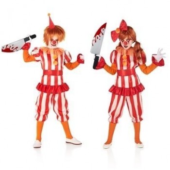 DISFRAZ PAYASO CIRCO TERROR UNISEX  INFANTIL  K8591