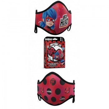 2 MASCARILLAS REUTILIZABLES LADYBUG AÑOS