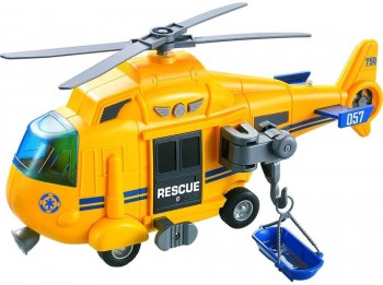 CAMION HELICOPTERO RESCATE LUZ SONIDO 1.16 TACHAN 746T00472