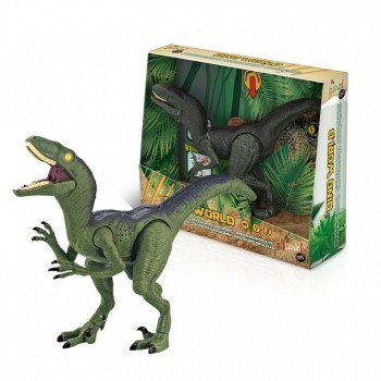 DINOSAURIO VELOCIRAPTOR ARTICULADO LUZ Y SONIDO TACHAN 780T00673